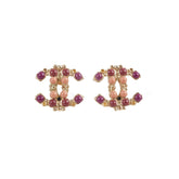 Chanel Beaded CC Earrings Costume Jewellery